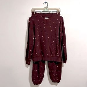 Lou & Grey Shooting Star Terry Sweatshirt & Sweatpants